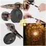 Solar Garden Lights Outdoor, Metal Sun Decorative Stake Art Patio Light for Walkway,Lawn,Pathway,Yard,Party