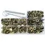 INNETOC 100 Sets - 12mm(1/2'') Metal Line 24 Gunmetal Black Plated Steel Snaps Fastener Leather Rapid Rivet Button Sewing with Seting Tool (12mm, Bronze) INNETOC 100 Sets - 12mm(1/2'') Metal Line 24 Gunmetal Black Plated Steel Snaps Fastener Leather Rapid Rivet Button Sewing with Seting Tool (12mm, Bronze)