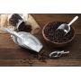 New Star Foodservice 34622 Cast Aluminum Flat Bottom Utility Scoop, 1 oz, Extra Small Size, Silver (Hand Wash Only)