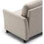 ZINUS Ricardo Loveseat Sofa / Tufted Cushions / Easy, Tool-Free Assembly, Beige