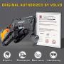 VOLVO RC Excavator Remote Control Excavator 17 Channel 1/16 Scale Digger with 2 Batteries Remote Controlled Construction Car Truck 2.4Ghz Tractor Vehicles Toy with Lights and Sounds for Kids
