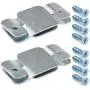 Metal Sectional Couch Connectors Furniture Interlocking,Sectional Sofa Fastener Software Bracket with Screws for Loveseat, Recliner, Chair or Chaise Lounge (4 Pcs) Metal Sectional Couch Connectors Furniture Interlocking,Sectional Sofa Fastener Software Bracket with Screws for Loveseat, Recliner, Chair or Chaise Lounge (4 Pcs)