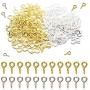 1000 Pieces (Silver&Golded) Small Screw Eye Pins,Mini Metal Hoop peg Screw Eye Pin Hooks for Arts & Crafts Projects, Cork Top Bottles, DIY Jewelry Making Findings, Charm Bead (10 x 5mm) (Gold Silver)