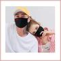 Fashion Cute Heart Face Protection - Unisex Cotton Dustproof Mouth Protection - Reusable Warm Windproof for Outdoor Activities