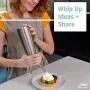 Whipped Cream Dispenser Stainless Steel - Professional Whipped Cream Maker - Gourmet Cream Whipper - Large 500ml / 1 Pint Capacity Canister - Includes 3 Culinary Decorating Nozzles Whipped Cream Dispenser Stainless Steel - Professional Whipped Cream Maker - Gourmet Cream Whipper - Large 500ml / 1 Pint Capacity Canister - Includes 3 Culinary Decorating Nozzles