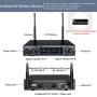 Metal Wireless Receiver, Phenyx Pro UHF Wireless Microphone System With 2 Bodypacks, 2 Lapels and 2 Headsets, Fixed Frequency, 16 Hrs Long Battery Life, Ideal for Church, Outdoor Events (PTU-51D) Metal Wireless Receiver, Phenyx Pro UHF Wireless Microphone System With 2 Bodypacks, 2 Lapels and 2 Headsets, Fixed Frequency, 16 Hrs Long Battery Life, Ideal for Church, Outdoor Events (PTU-51D)