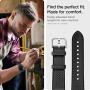 Spigen Retro Fit Designed For Samsung Galaxy Watch 3 45mm Band (2020) / Galaxy Watch 46mm Band (2018) / Gear S3 Frontier Band / S3 Classic Band - Black