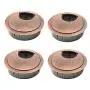 Bestgle 4 Pack Desk Grommet Kit Zinc Alloy Computer Desktop Grommets Wire Organizers Table Cable Cord Round Hole Cover for Home and Office, Fits 2-Inch Hole (Red Bronze) Bestgle 4 Pack Desk Grommet Kit Zinc Alloy Computer Desktop Grommets Wire Organizers Table Cable Cord Round Hole Cover for Home and Office, Fits 2-Inch Hole (Red Bronze)