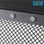 EAG Rivet Studded Frame Black Stainless Steel Wire Mesh Packaged Grille Fit for 02-05 Dodge Ram 1500/03-05 Dodge Ram 2500/3500