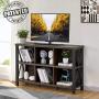 FATORRI Rustic 6 Cube Storage Organizer with Shelf, Wood and Metal Cubby Bookcase, Industrial Horizontal Bookshelf (Walnut Brown, 47 Inch) FATORRI Rustic 6 Cube Storage Organizer with Shelf, Wood and Metal Cubby Bookcase, Industrial Horizontal Bookshelf (Walnut Brown, 47 Inch)