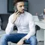 Bat Phone Ring Stand Holder - OATSBASF Cell Phone Ring Holder Finger Grip 360 Degree Rotation Compatible with iPhone 12/11 Pro Max/SE 2020 and Other Smartphones（Black+Silver）
