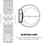 Dsytom Bing Band Compatible with Apple Watch Band 38mm 40mm 42mm 44mm,Jewelry Replacement Metal Wristband Strap for iWatch Band Series 6/5/4/3/2/1/SE(Silver)