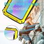 HATA iPhone 11 Metal Military Heavy Duty case, iPhone 11 Rugged Drop Tested Case with Built-in Screen Protector Kickstand Sturdy Full Body Cover (Yellow, iPhone 11)
