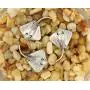 Bezelry 12 Pieces Stingray Antique Silver Color Metal Shank Buttons 21mm