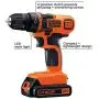 BLACK+DECKER 20V MAX Drill & Home Tool Kit, 68 Piece (LDX120PK), Black/Orange
