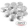 30 Pieces Inspirational Words Charms Round Message Pendants Alloy Beads for Jewelry Making,20mm 30 Pieces Inspirational Words Charms Round Message Pendants Alloy Beads for Jewelry Making,20mm