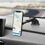 Magnetic Phone Car Mount,APPS2Car Universal Dashboard Windshield Industrial-Strength Suction Cup Car Phone Mount Holder with Adjustable Telescopic Arm,6 Strong Magnets,for All Cell Phones