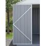 Arrow 10 x 8 EZEE Shed Cream with Charcoal Trim Extra High Gable Steel Storage Shed
