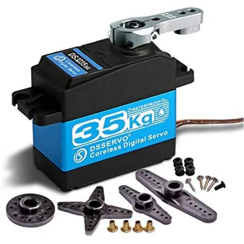 ZOSKAY 35kg high Torque Coreless Motor servo Metal Gear Digital and Stainless Steel Gear servo arduino servo for Robotic DIY,RC car (Control Angle 180°) ZOSKAY 35kg high Torque Coreless Motor servo Metal Gear Digital and Stainless Steel Gear servo arduino servo for Robotic DIY,RC car (Control Angle 180°)