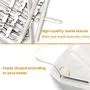 Metal Bridge Nose Strip for Masks, Self Adhesive Aluminum Nose Bridge for Mask, Aluminum Metal Flat Strips Straps Adjustable Nose Clips Wire for DIY Face Mask Making Accessories for Sewing Crafts