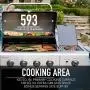 Kenmore PG-40409S0LB-AM 4 Outdoor Patio Gas BBQ Grill with Side Burner, Black Kenmore PG-40409S0LB-AM 4 Outdoor Patio Gas BBQ Grill with Side Burner, Black