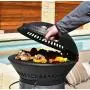 Fuego F21C-H Element Hinged Propane Gas Grill, Dark Gray Fuego F21C-H Element Hinged Propane Gas Grill, Dark Gray