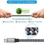 USB Type C Cable 3A Fast Charging, TAKAGI (3-Pack 6feet) USB-A to USB-C Nylon Braided Data Sync Transfer Cord Compatible with Galaxy S10 S10E S9 S8 S20 Plus, Note 10 9 8 and Other USB C Charger USB Type C Cable 3A Fast Charging, TAKAGI (3-Pack 6feet) USB-A to USB-C Nylon Braided Data Sync Transfer Cord Compatible with Galaxy S10 S10E S9 S8 S20 Plus, Note 10 9 8 and Other USB C Charger
