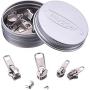 Mudder 36 Pack Zipper Replacement Zipper Repair Kit, Silver