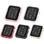 Coobes Compatible with Apple Watch Case 38mm 42mm, Metal Bumper Protective Cover Women Bling Diamond Crystal Rhinestone Shiny Compatible iWatch Series 3/2/1 (Diamond-5 Color Pack, 38mm)