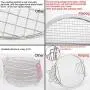 Kispog Dehydrator Rack For Ninja Foodi 6.5 & 8 qt, Instant Pot Duo Crisp 8 qt. Food Grade Stainless Steel