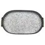 Hawoo Galvanized Metal Tray,Farmhouse Serving Tray Farmhouse Kitchen Decor Serving Trays with Wooden Handles,Decorative Trays for Coffee Table,Christmas,Wedding and Party,14.5''x 8.2'' Hawoo Galvanized Metal Tray,Farmhouse Serving Tray Farmhouse Kitchen Decor Serving Trays with Wooden Handles,Decorative Trays for Coffee Table,Christmas,Wedding and Party,14.5''x 8.2''