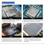 HY-P13 Thermal Paste Kit, Thermal Conductivity 13.4W/m-K, High Performance Thermal Compound Carbon Based Heatsink Paste, Thermal Cooling Compound for SSD CPU GPU LED All Coolers, 2 Grams