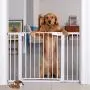 Cumbor 46” Auto Close Safety Baby Gate, Extra Tall and Wide Child Gate, Easy Walk Thru Durability Dog Gate for The House, Stairs, Doorways. Includes 4 Wall Cups, 2.75-Inch and 8.25-Inch Extension Cumbor 46” Auto Close Safety Baby Gate, Extra Tall and Wide Child Gate, Easy Walk Thru Durability Dog Gate for The House, Stairs, Doorways. Includes 4 Wall Cups, 2.75-Inch and 8.25-Inch Extension