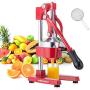 Slendor Commercial Citrus Juicer Manual Fruit Juicer and Orange Squeezer Metal Hand Press Juice, Heavy Duty Orange Juicer Lemon Lime Squeezer Pomegranate Premium Quality with Bonus Skimmer Spoon
