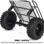 Woyisisi RC Trailer, RC Metal Bucket Trailer Simulation Trailing Car for TRX4 D90 SCX10 CC01 1/10 DIY Parts(Black) Woyisisi RC Trailer, RC Metal Bucket Trailer Simulation Trailing Car for TRX4 D90 SCX10 CC01 1/10 DIY Parts(Black)