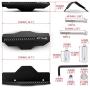 PTNHZ Aluminum Pulley Cover Belt Relacement For Subaru Impreza 02-14 WRX and 04-on STI 04-08 Forester(Black)