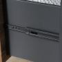 Sauder Boulevard Café Credenza, For TVs up to 60'', Black finish