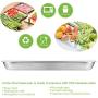 Baking Sheet Pan for Toaster Oven, Stainless Steel Baking Pans Small Metal Cookie Sheets by Umite Chef, Superior Mirror Finish Easy Clean, Dishwasher Safe, 9 x 7 x 1 inch, 3 Piece/set