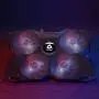 KLIM Wind Laptop Cooling Pad - Support 11 to 19 Inches Laptops, PS4 - [ 4 Fans ] - Light, Quiet Rapid Cooling Action - Ergonomic Ventilated Support - Gamer USB Slim Portable Gaming Stand - White