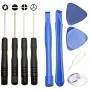 Internal Metal Plate Cover Parts for iPhone 5S SE,Bracket Replacement Inlcuding Complete Full Screw Set and Reapir Tool Kit for iPhone 5S SE