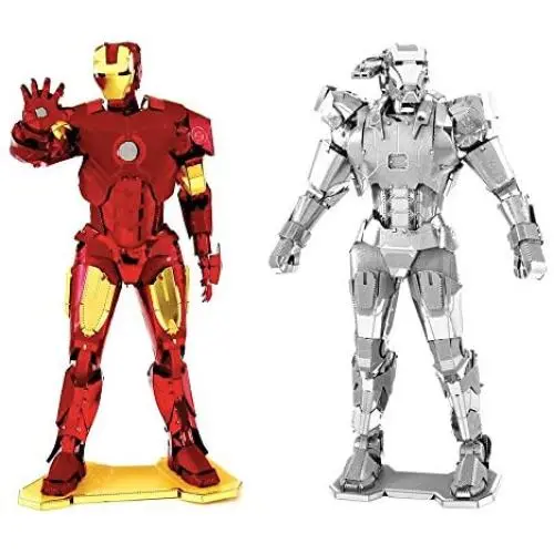 Fascinations Metal Earth 3D Model Kits Marvel Avengers Set of 2 Iron Man and War Machine Fascinations Metal Earth 3D Model Kits Marvel Avengers Set of 2 Iron Man and War Machine