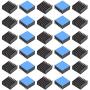 30pcs Aluminum Heatsink 14x14x6mm / 0.55x0.55x0.24 inches with Thermal Conductive Adhesive Tape for Raspberry pi Electronic Chip MOS IC Diode Triode Cooling Heat Dissipation