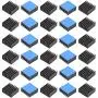 30pcs Aluminum Heatsink 14x14x6mm / 0.55x0.55x0.24 inches with Thermal Conductive Adhesive Tape for Raspberry pi Electronic Chip MOS IC Diode Triode Cooling Heat Dissipation