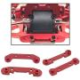 F Fityle 4pcs Upgrade Metal Reinforced Swing Arm RC Car Model Replace Set for 1:14 Wltoys 144001 - Red