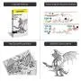 Piececool 3D Metal Model Kits, DIY Dragon Flame Model Kit, 3D Metal Puzzle for Adults, Great Birthday Gifts