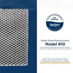 Aprilaire - 10 A2 10 Replacement Water Panel for Whole House Humidifier Models 110, 220, 500, 500A, 500M, 550, 550A, 558 (Pack of 2) Aluminum