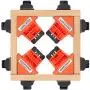 Corner Clamps, 90 Degree Right Angle Clamps, 4PCS Woodworking Clamp Tools with Adjustable Swing Corner, Corner Clip Fixer for Carpenter, Welding, Drilling, Making Cabinets, Photo Framing