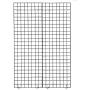 Grid Panel for Retail Display – Perfect Metal Grid for Any Retail Display, 2’ Width x 6’ Height, 3 Grids Per Carton (Black) Grid Panel for Retail Display – Perfect Metal Grid for Any Retail Display, 2’ Width x 6’ Height, 3 Grids Per Carton (Black)