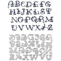 Large Big Alphabet Letters Cutting Dies Stencils Metal for DIY Scrapbooking, Home & Garden Kitchen，Dining & Bar Valentines Day, St. Patricks Day, Easter, Ramadan Onsale