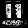 4 Pieces Cutting Dies Metal Craft Die Cuts Stencil Rose Metal Cutting Dies for DIY Scrapbooking Card Making 4 Pieces Cutting Dies Metal Craft Die Cuts Stencil Rose Metal Cutting Dies for DIY Scrapbooking Card Making